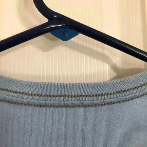 Banana Republic Blue T-Shirt Front Pocket Medium - Picture 16 of 16